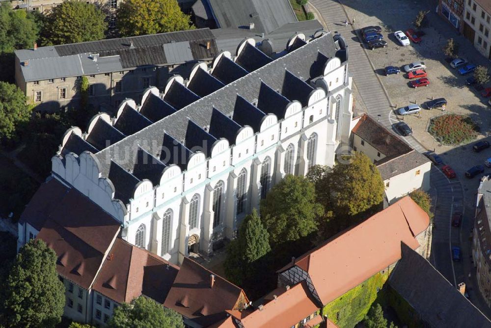 Luftaufnahme Halle - Der Dom zu Halle am Domplatz