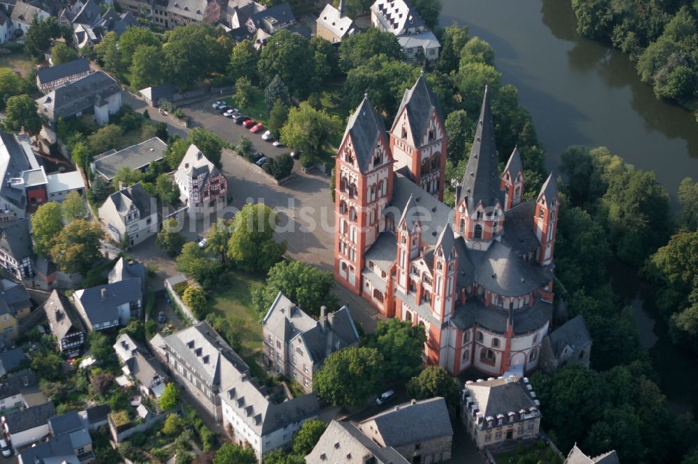 Luftbild Limburg an der Lahn - Der Dom zu Limburg in Limburg an der Lahn im Bundesland Hessen