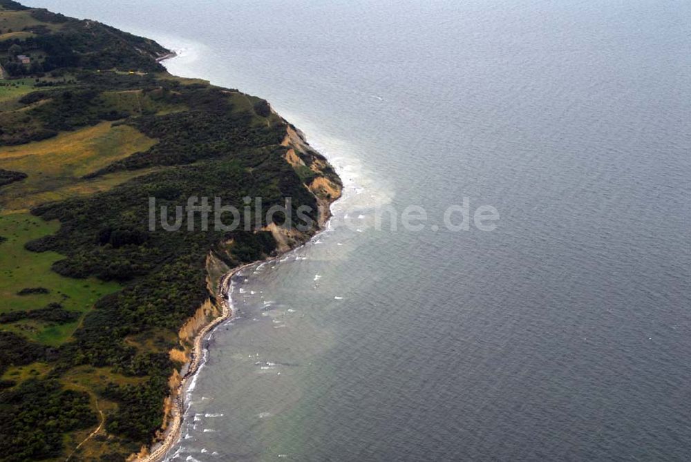 Hiddensee (Rügen) von oben - Der Dornbusch auf Hiddensee