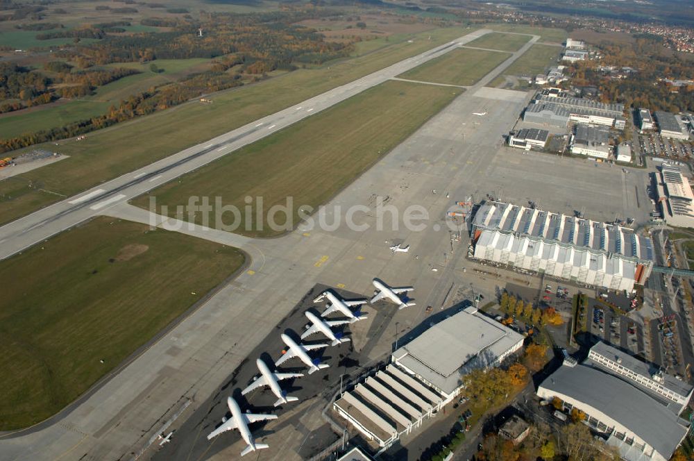 Dresden von oben - Der Dresdener Flughafen