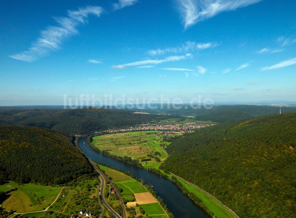 Luftbild Neuendorf - Der Fluss Main bei Neuendorf im Bundesland Bayern