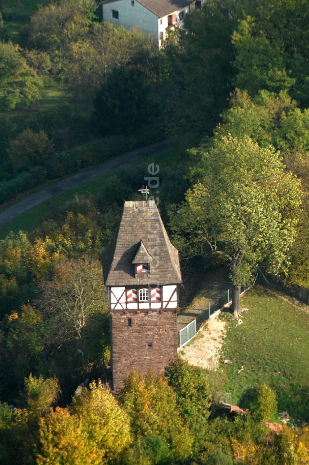 Stadtoldendorf von oben - Der Försterbergturm in Stadtoldendorf