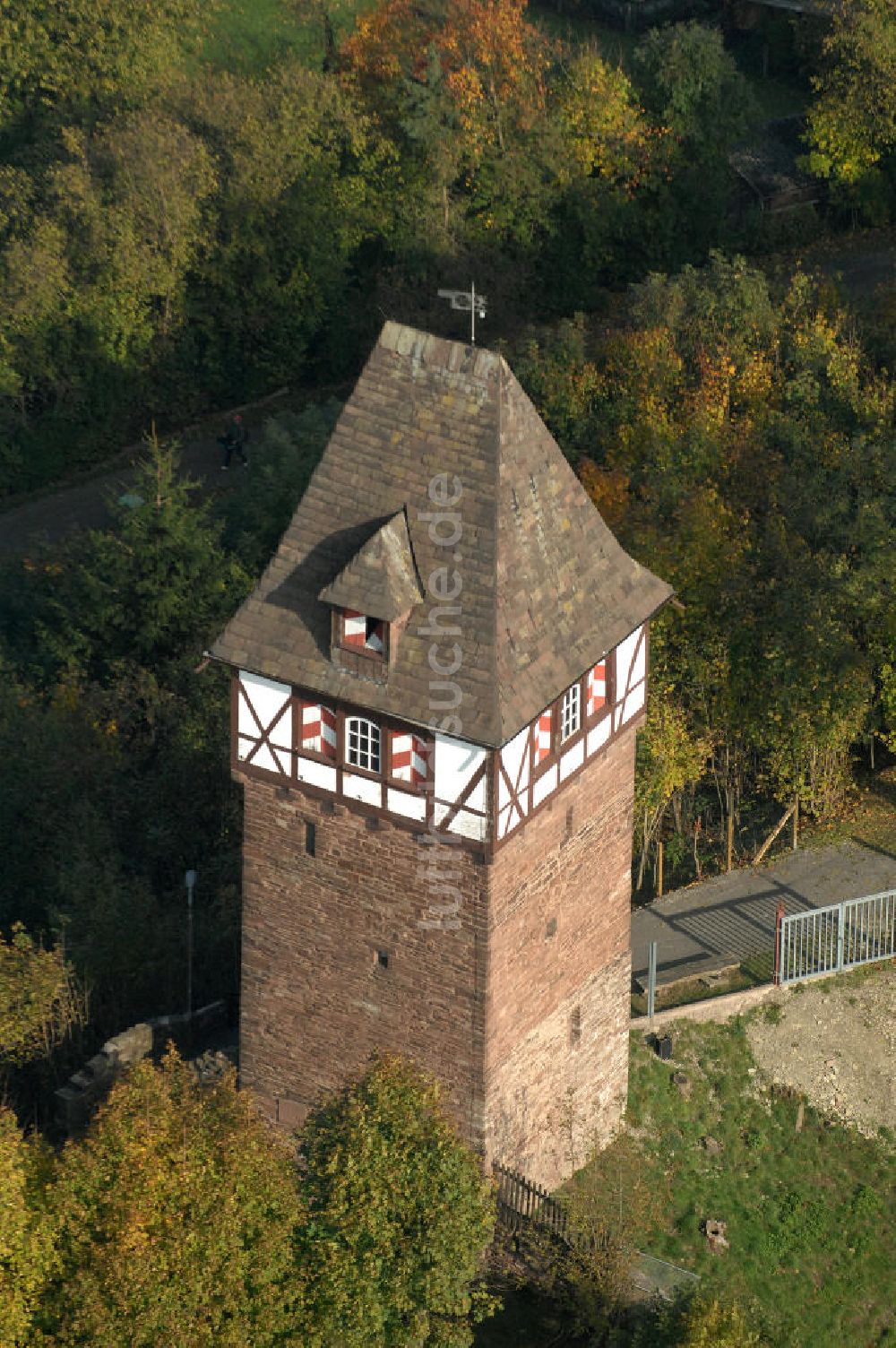 Luftaufnahme Stadtoldendorf - Der Försterbergturm in Stadtoldendorf