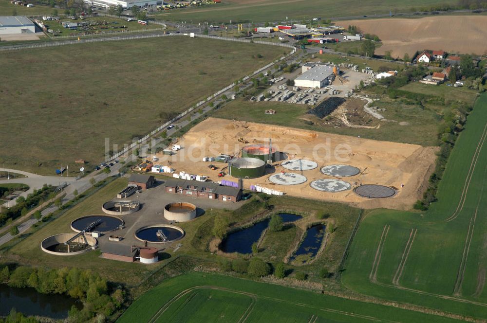 Luftaufnahme Heiligengrabe - Der Gewerbepark in Heiligengrabe