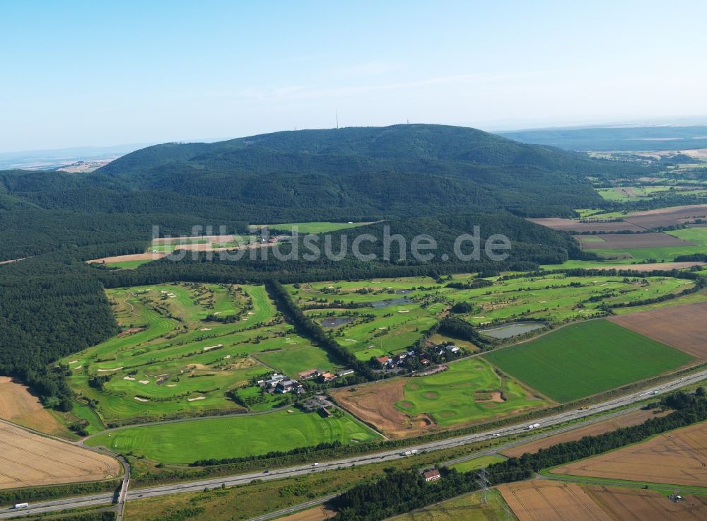 Luftbild Börrstadt - Der Golfclub Am Donnersberg bei Börrstadt im Bundesland Rheinland-Pfalz