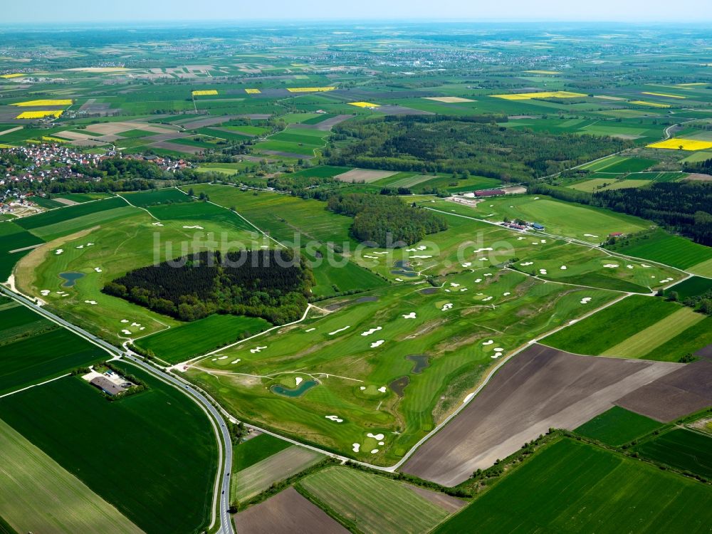 Luftbild Ehingen - Der Golfplatz Donau-Riss im Stadtteil Rißtissen in Ehingen im Bundesland Baden-Württemberg