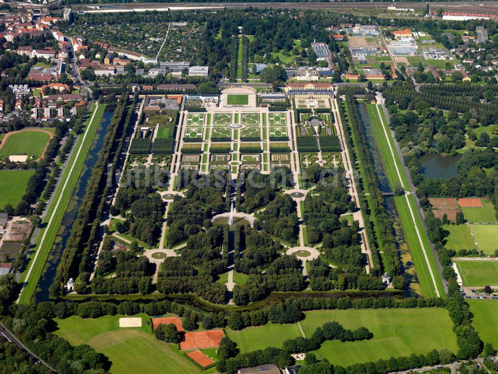 Luftbild Hannover - Der Große Garten im Stadtteil Herrenhausen von Hannover