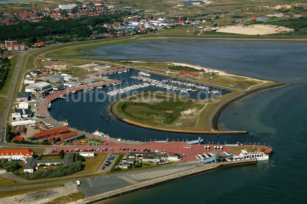 Norderney aus der Vogelperspektive: Der Hafen von Norderney