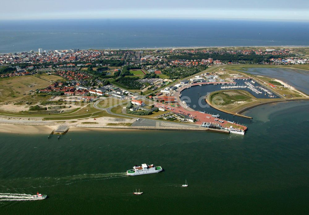 Luftaufnahme Norderney - Der Hafen von Norderney