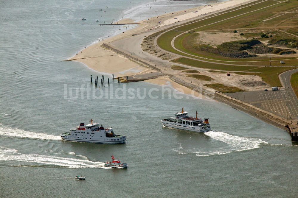 Norderney von oben - Der Hafen von Norderney