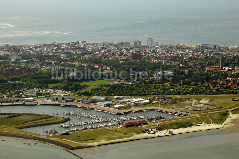 Luftbild Norderney - Der Hafen von Norderney