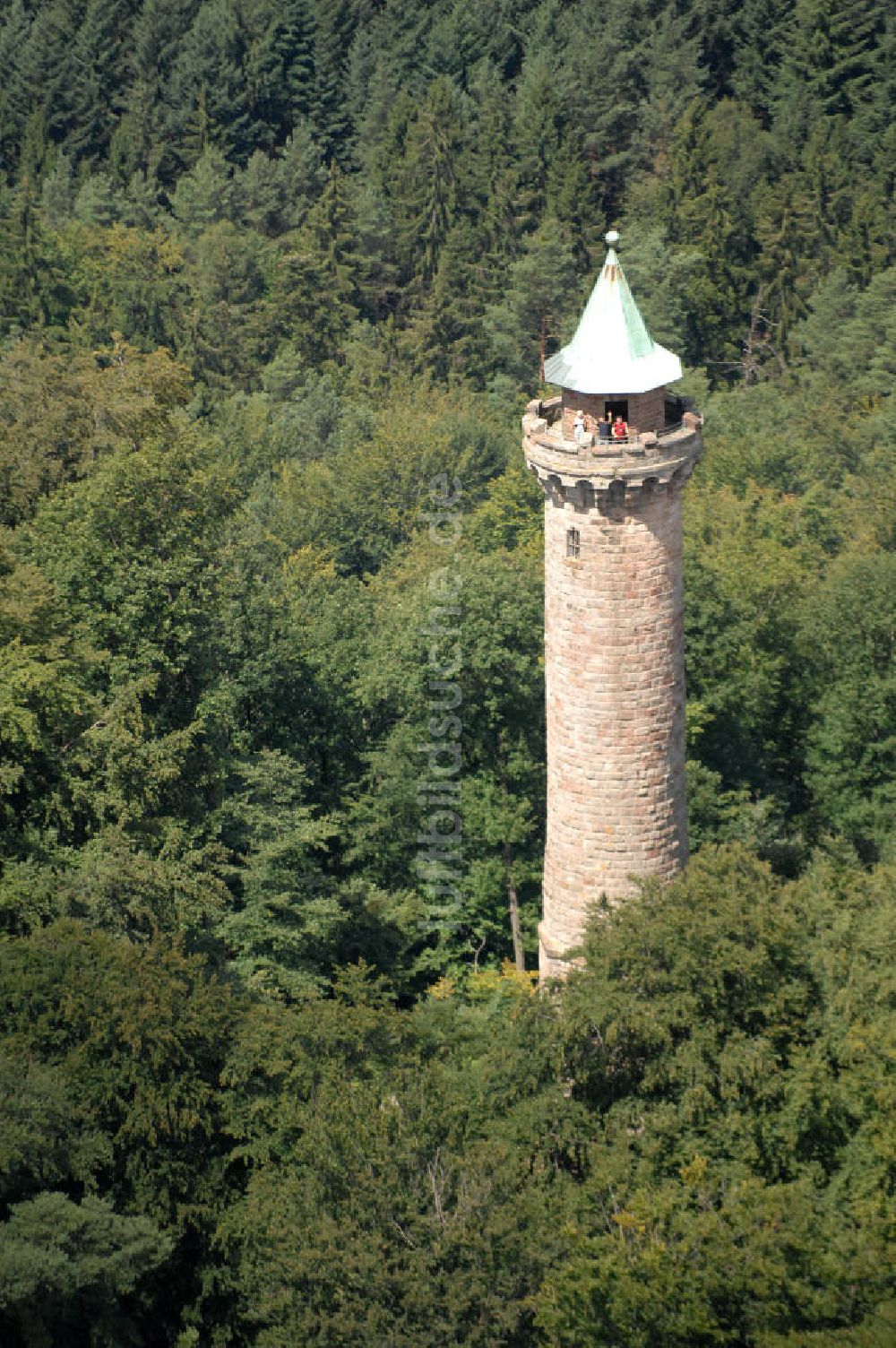 Kaiserslautern von oben - Der Humbergturm bei Kaiserslautern