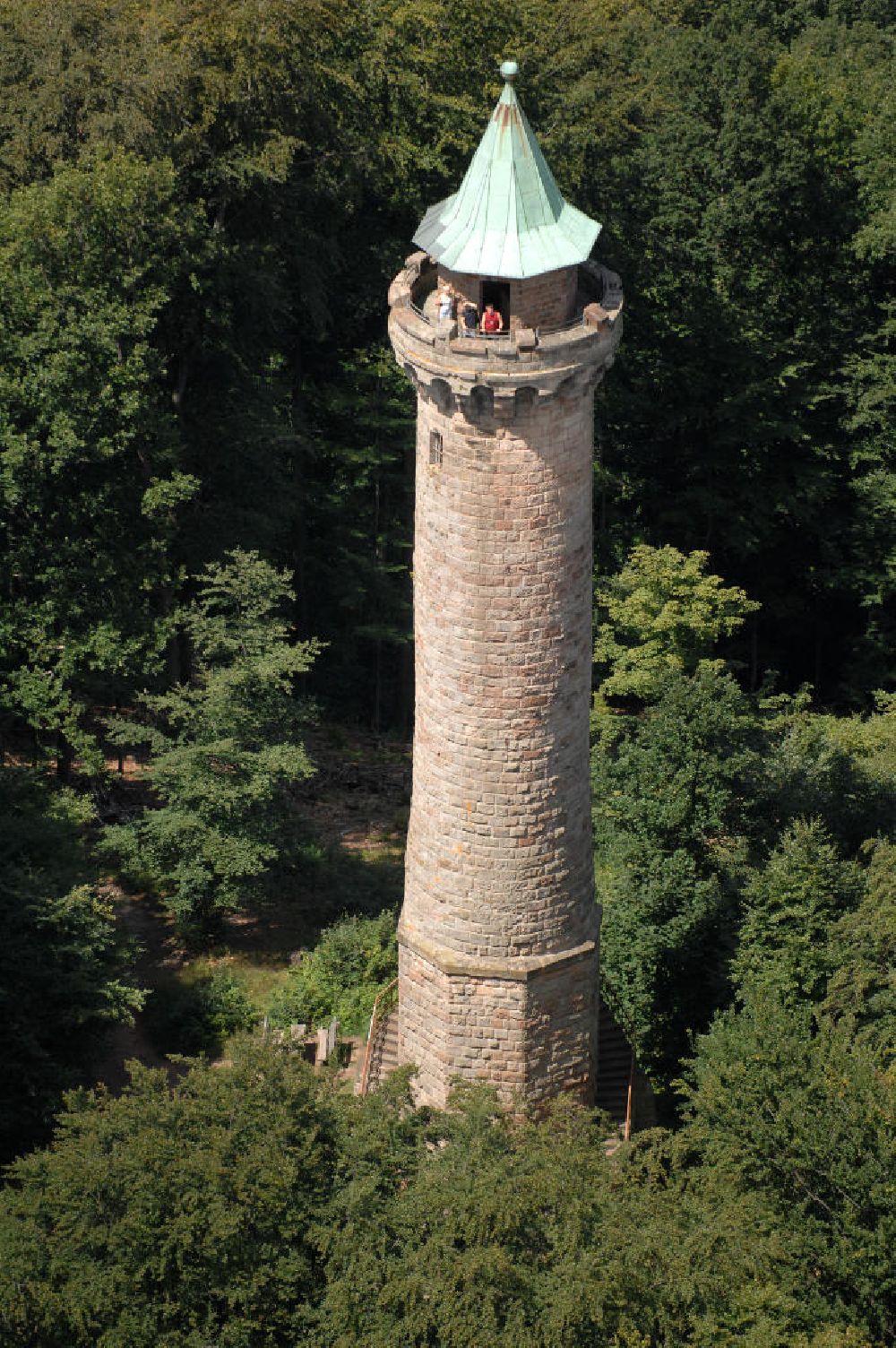 Kaiserslautern aus der Vogelperspektive: Der Humbergturm bei Kaiserslautern