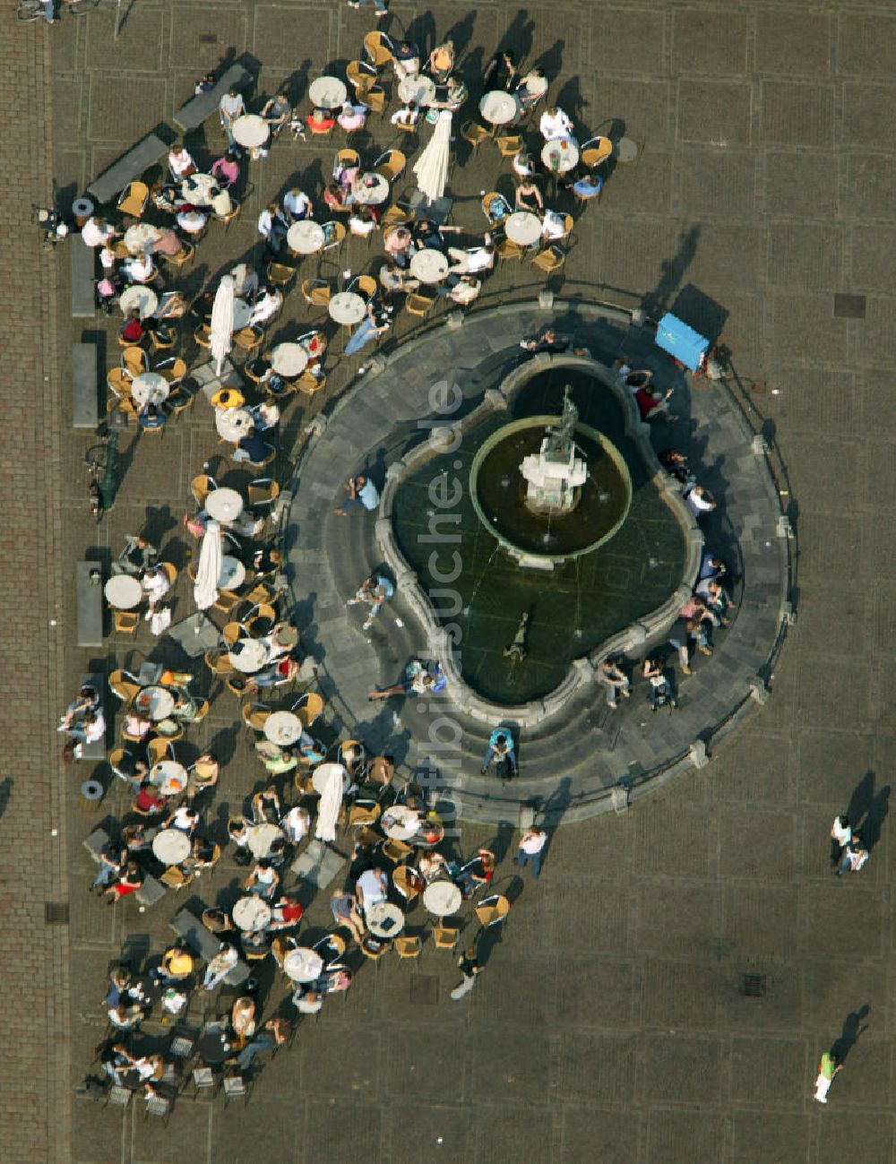 Luftbild Aachen - Der karlsbrunnen in Aachen