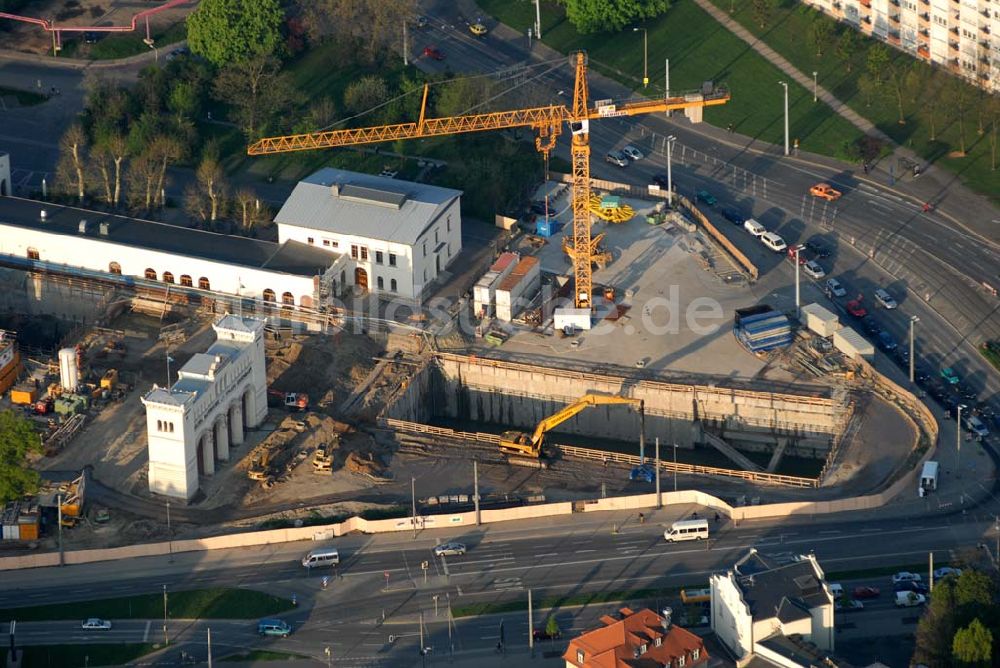 Leipzig aus der Vogelperspektive: Der Leipziger Bayerische Bahnhof