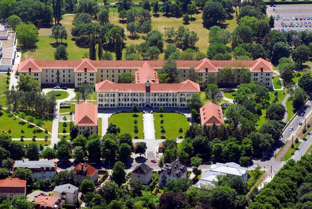 Magdeburg aus der Vogelperspektive: Der Magdeburger Standort der Hochschule Magdeburg-Stendal