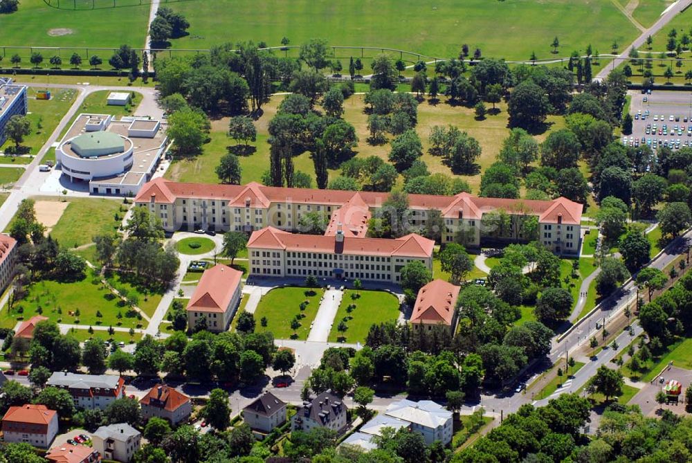 Luftaufnahme Magdeburg - Der Magdeburger Standort der Hochschule Magdeburg-Stendal