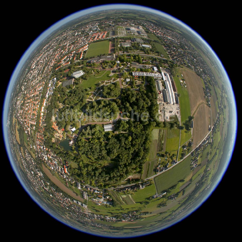 Hamm aus der Vogelperspektive: Der Maximilianpark in Hamm in Nordrhein-Westfalen