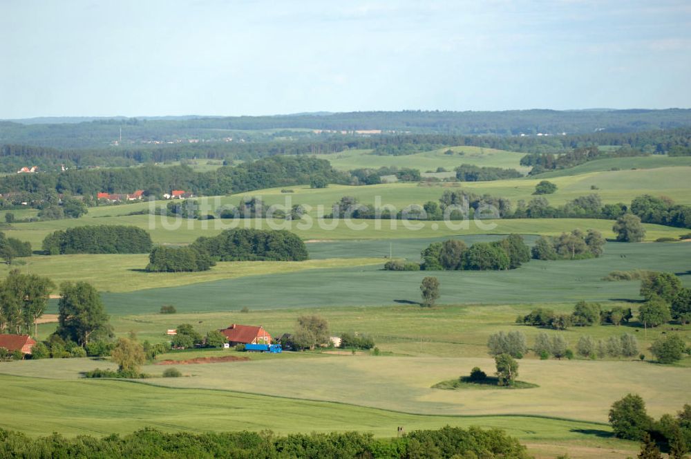 Luftaufnahme Ankershagen - Der Müritz-Nationalpark bei Ankershagen