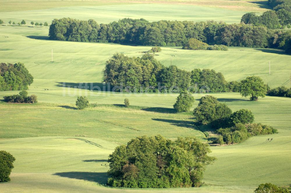 Luftaufnahme Ankershagen - Der Müritz-Nationalpark bei Ankershagen