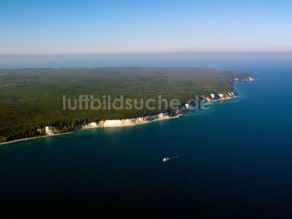 Luftbild Lohme - Der Nationalpark Jasmund auf Rügen im Bundesland Mecklenburg-Vorpommern