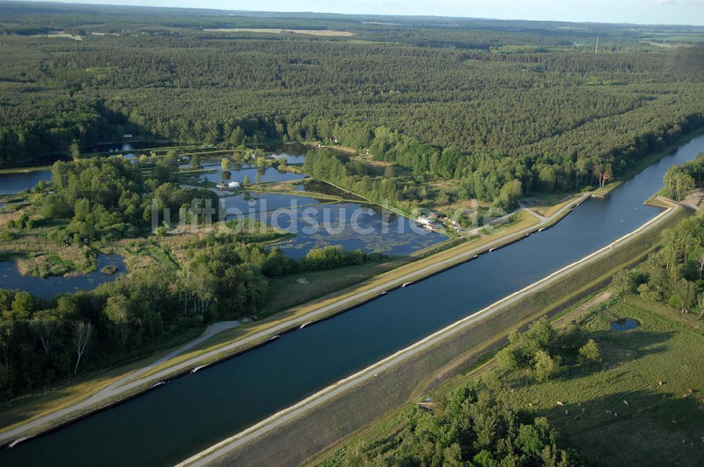 Luftbild Finowfurt - Der Oder-Havel-Kanal bei Finowfurt