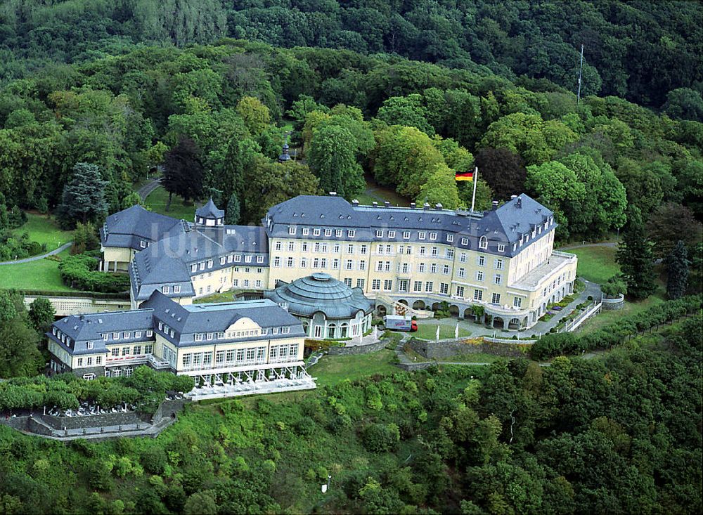 Königswinter von oben - Der Petersberg bei Königswinter