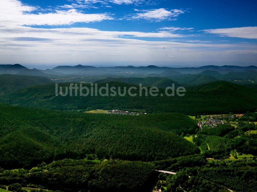 Luftbild Hauenstein - Der Pfälzerwald beim Luftkurort Hauenstein im Bundesland Rheinland-Pfalz