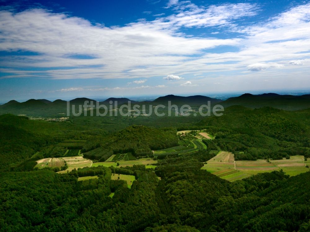 Luftbild Schindhard - Der Pfälzerwald in der Ortsgemeinde Schindhard im Bundesland Rheinland-Pfalz