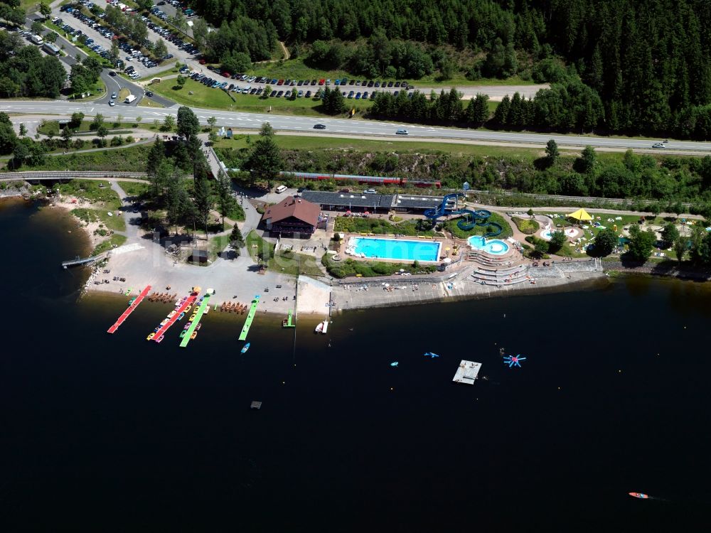 Luftbild Schluchsee - Der Schluchsee in der Gemeinde Schluchsee im Landkreis Breisgau-Hochschwarzwald in Baden-Württemberg