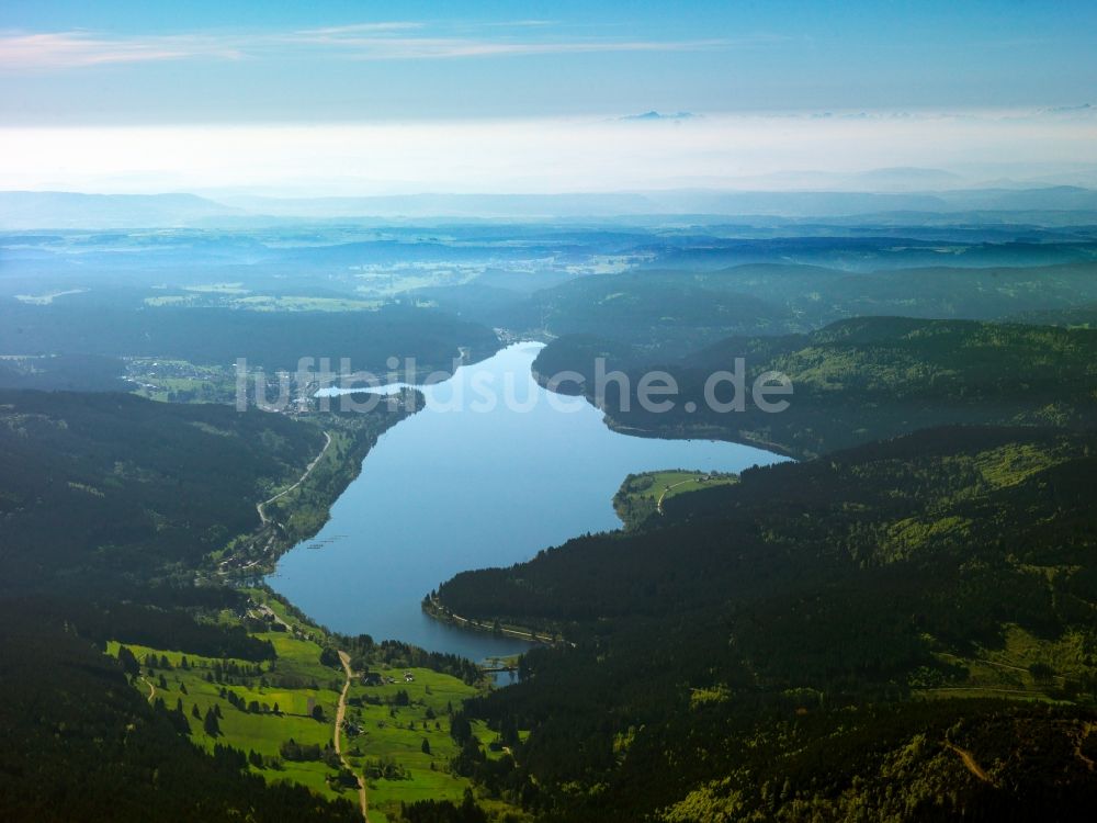 Luftbild Schluchsee - Der Schluchsee in der Gemeinde Schluchsee im Landkreis Breisgau-Hochschwarzwald in Baden-Württemberg