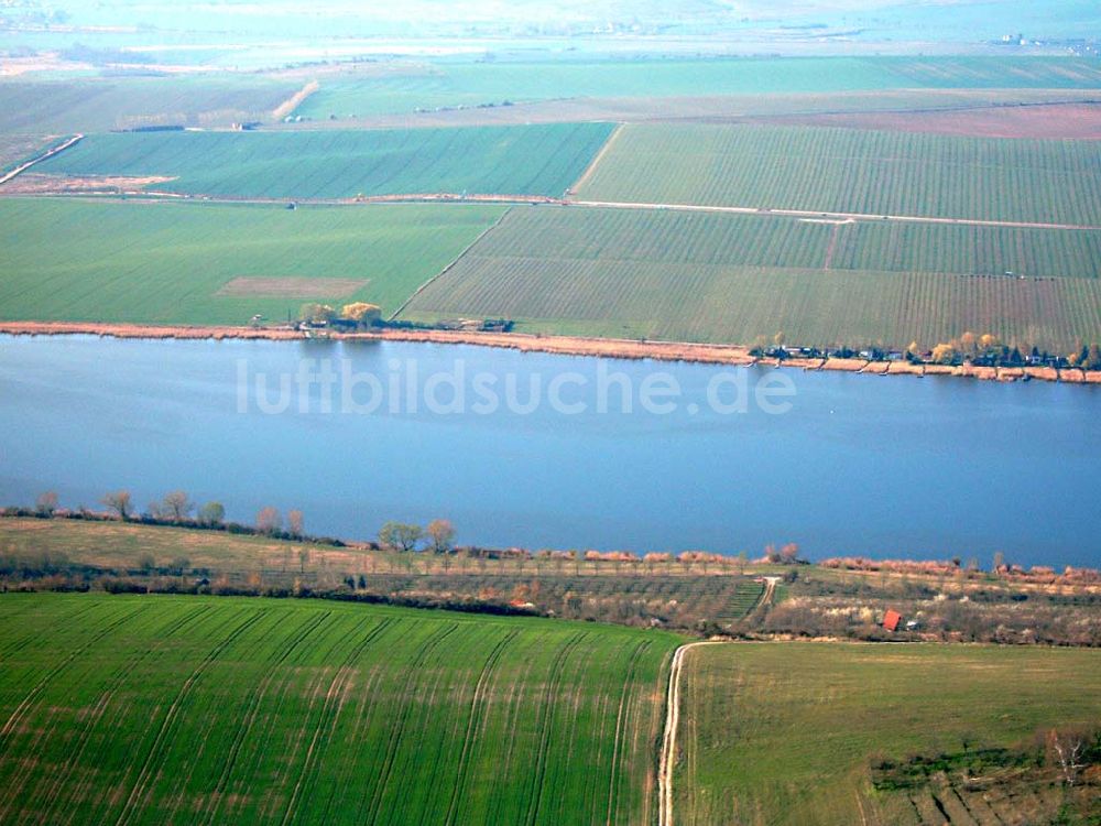 Eisleben von oben - Der Süße See bei Eisleben in Sachsen-Anhalt 15.04.04 Foto: Christin Wilde