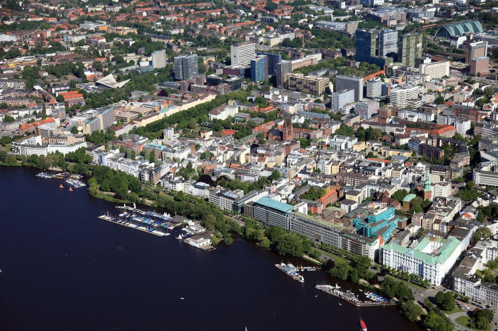 Luftbild Hamburg - Der Stadtteil St. Georg in Hamburg