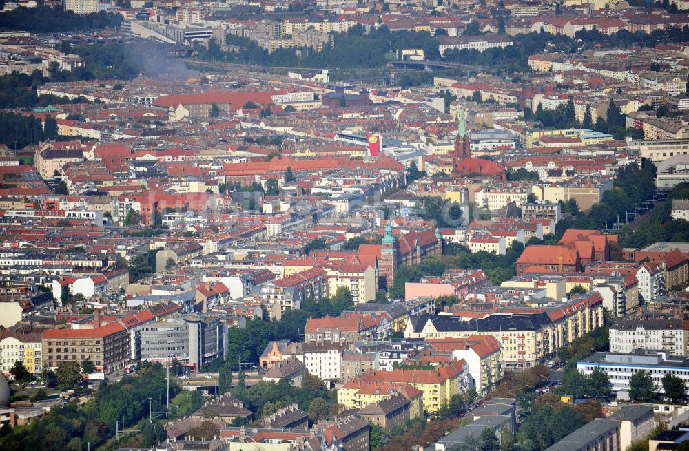 Luftbild Berlin Prenzlauer Berg - Der Stadtteil Prenzlauer Berg in Berlin im Überblick