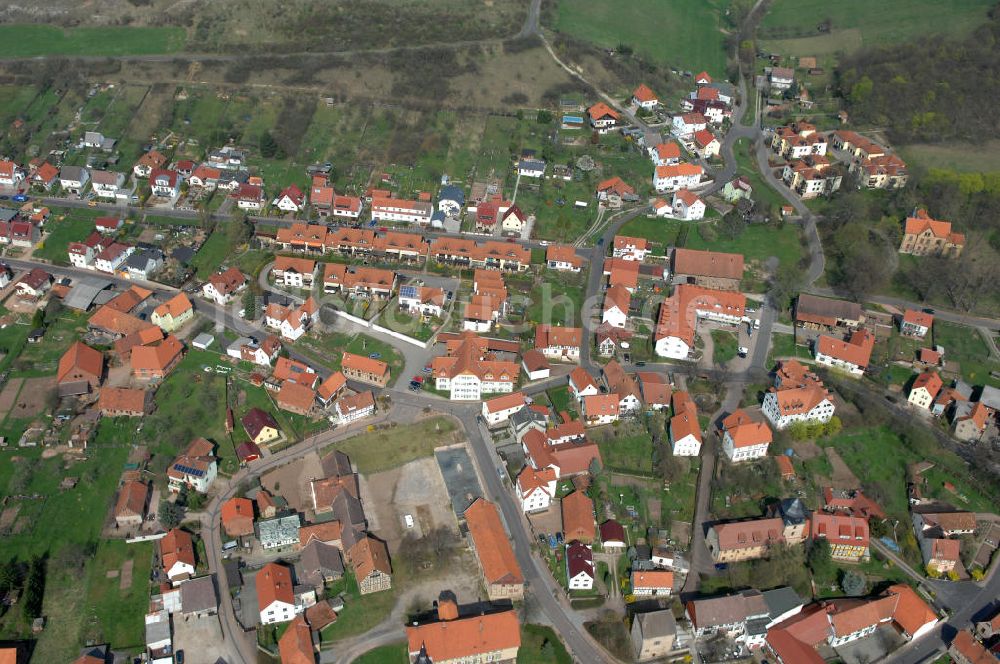 Steadtfeld von oben - Der Stadtteil Stedtfeld von Eisenach