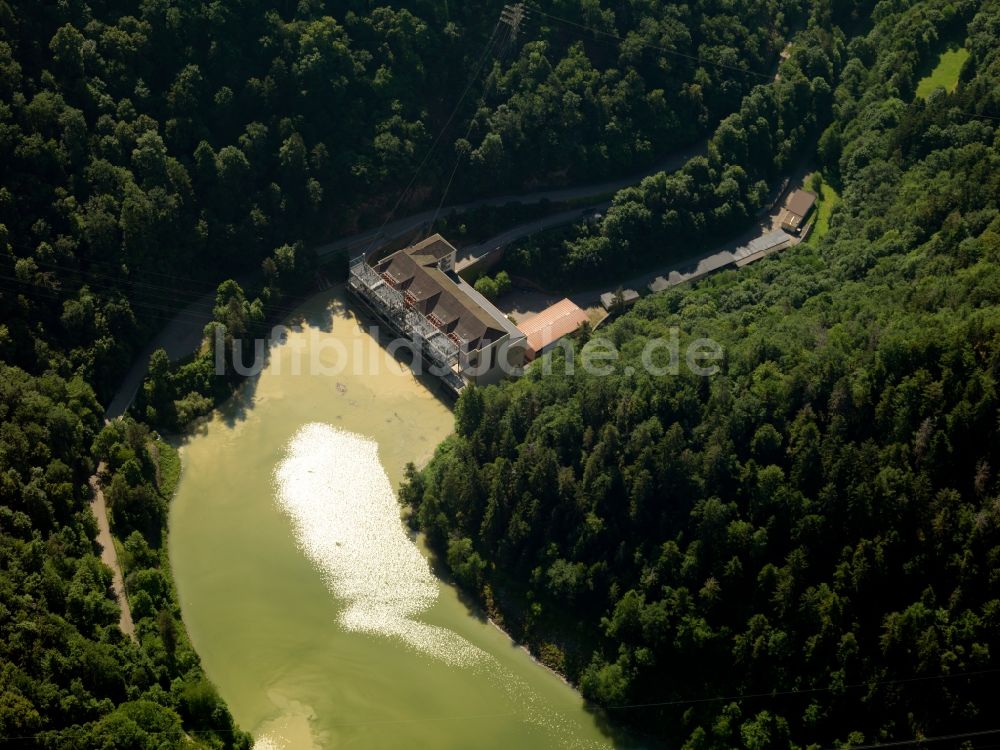 Witznau aus der Vogelperspektive: Der Stausee Witznau in Witznau in der Gemeinde Ühlingen-Birkendorf im Bundesland Baden-Württemberg