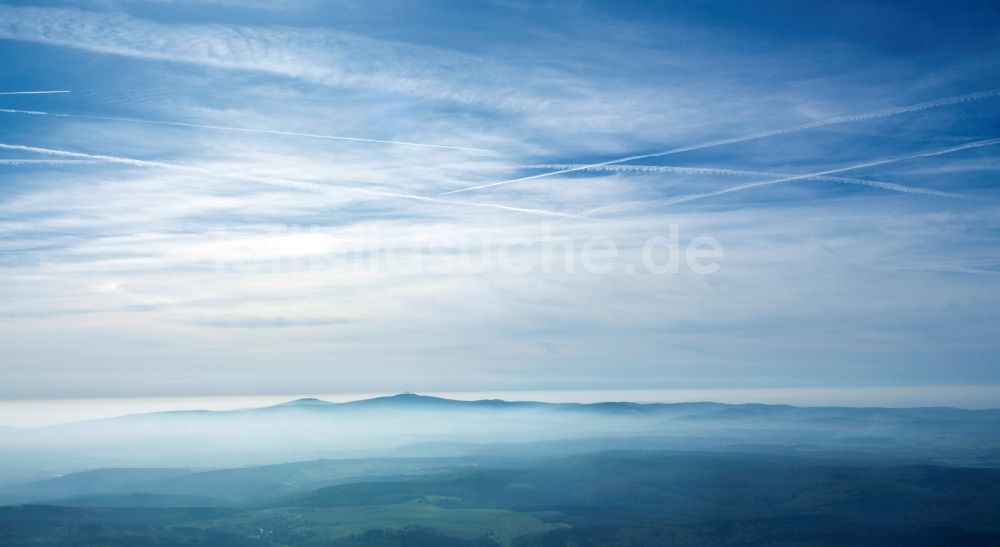 Kelkheim aus der Vogelperspektive: Der Taunus im Bundesland Hessen