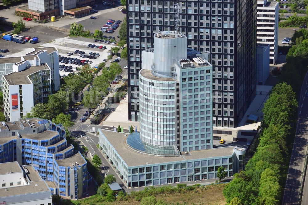 Eschborn von oben - Der Taunus Tower in Eschborn in der Stadtregion Frankfurt im Bundesland Hessen