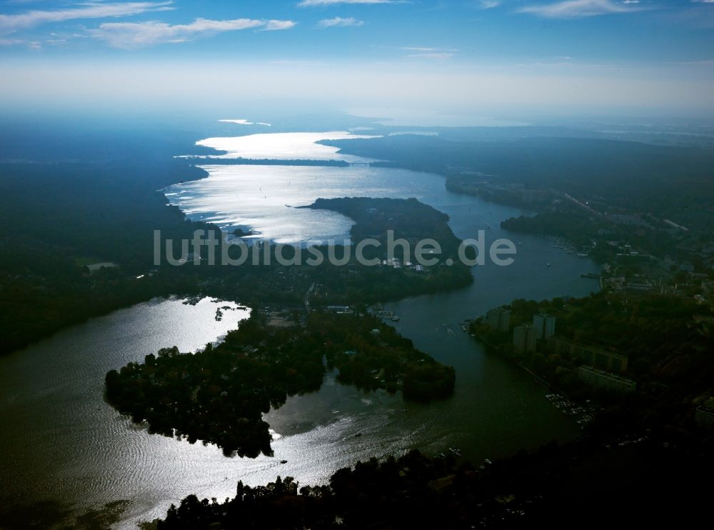 Potsdam aus der Vogelperspektive: Der Templiner See in Potsdam im Bundesland Brandenburg