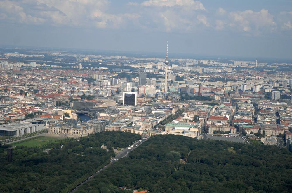 Berlin von oben - Der Tiergarten in Berlin