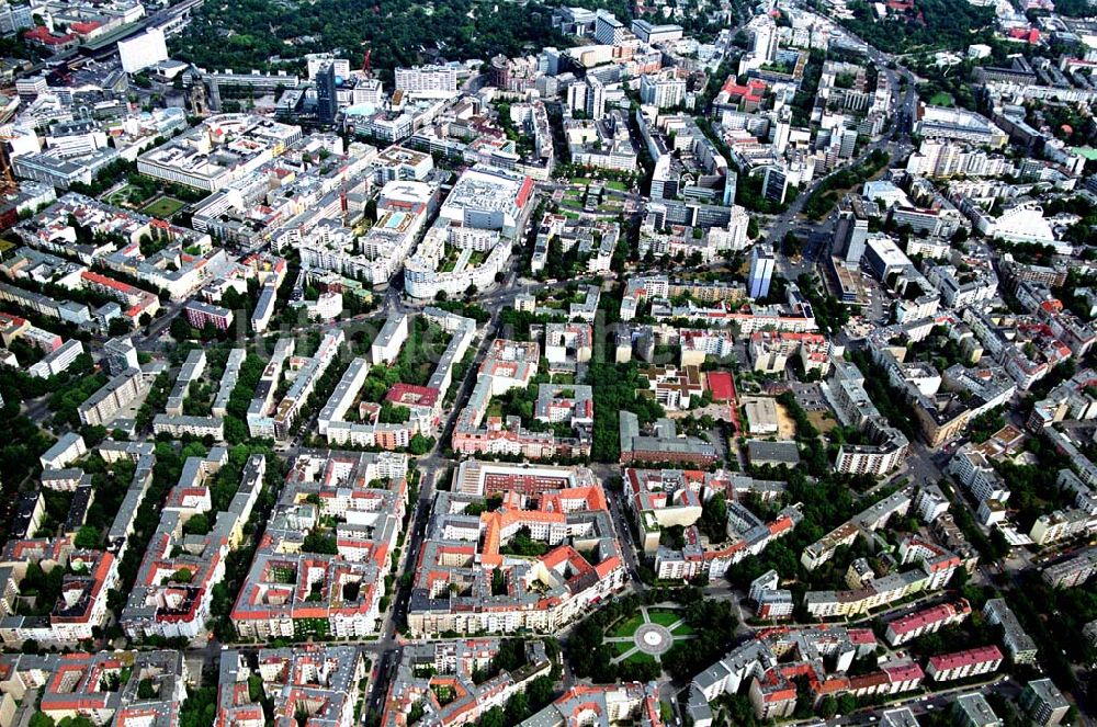 Berlin / Charlottenburg aus der Vogelperspektive: Der Viktoria- Luise- Platz 20.09.2005