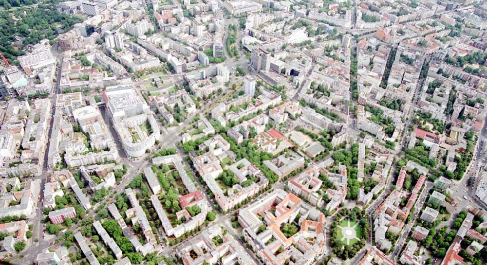 Luftbild Berlin / Charlottenburg - Der Viktoria- Luise- Platz 20.09.2005