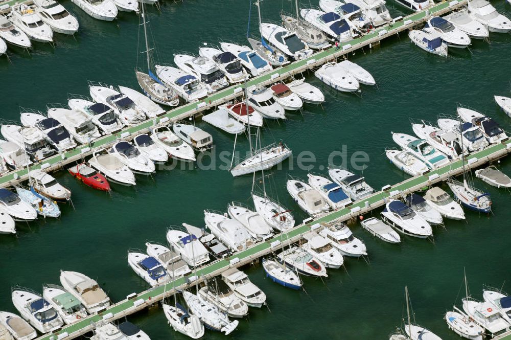 Luftaufnahme Portals Nous - Der Yachthafen Port de Portals von Portals Nous