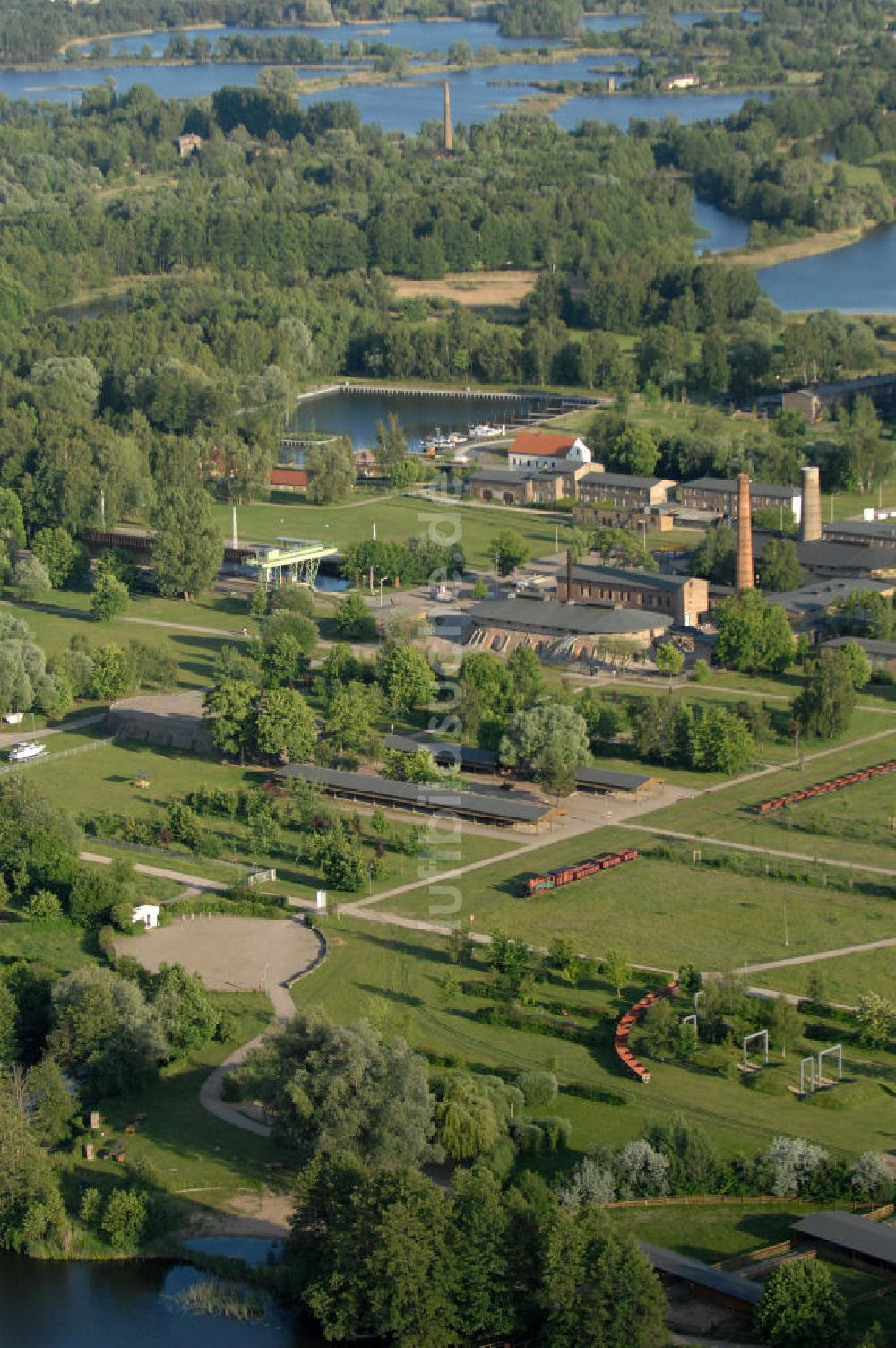 Luftbild Zehdenick - Der Ziegeleipark bei Zehdenick