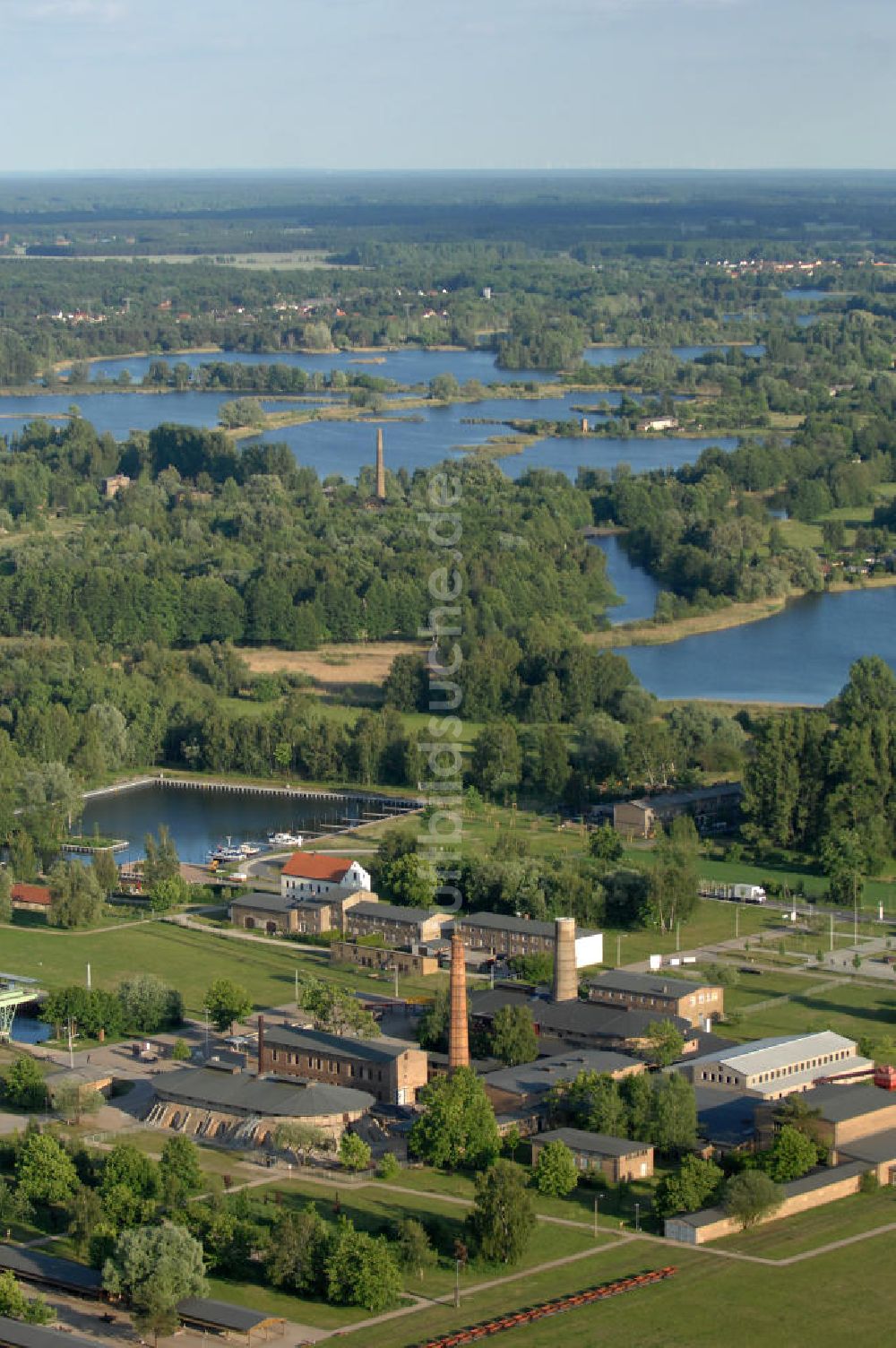 Luftaufnahme Zehdenick - Der Ziegeleipark bei Zehdenick