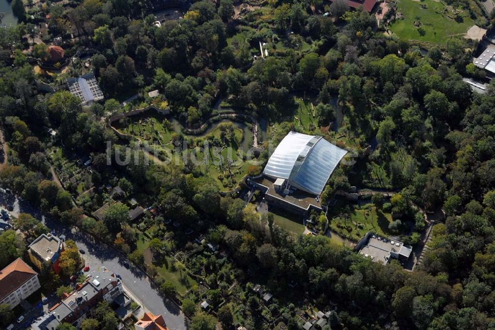 Leipzig aus der Vogelperspektive: Der Zoologische Garten Leipzig