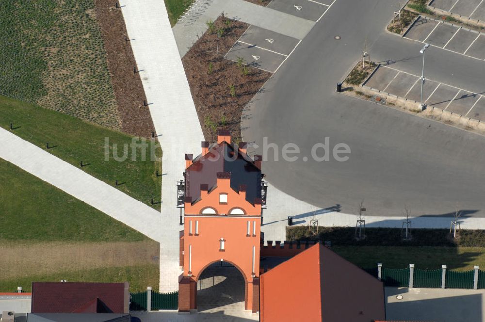 Luftbild Wustermark OT Elstal - Designer Outlet Berlin in Elstal