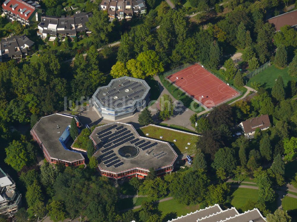 Luftbild Freiburg im Breisgau - Deutsch-Französisches Gymnasium in Freiburg, Baden-Württemberg