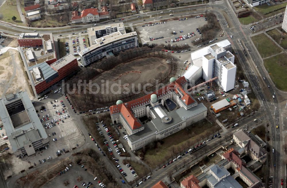 Luftbild Leipzig - Deutsche Buch- und Schriftmuseum und Max-Planck-Institut in Leipzig