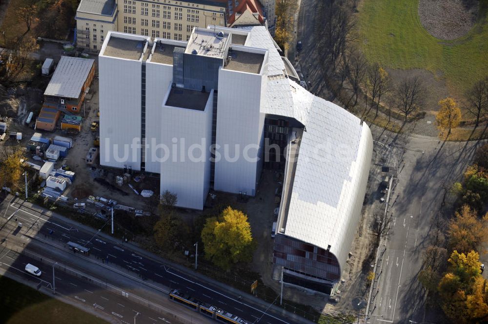 Luftbild Leipzig - Deutsche Nationalbibliothek Leipzig